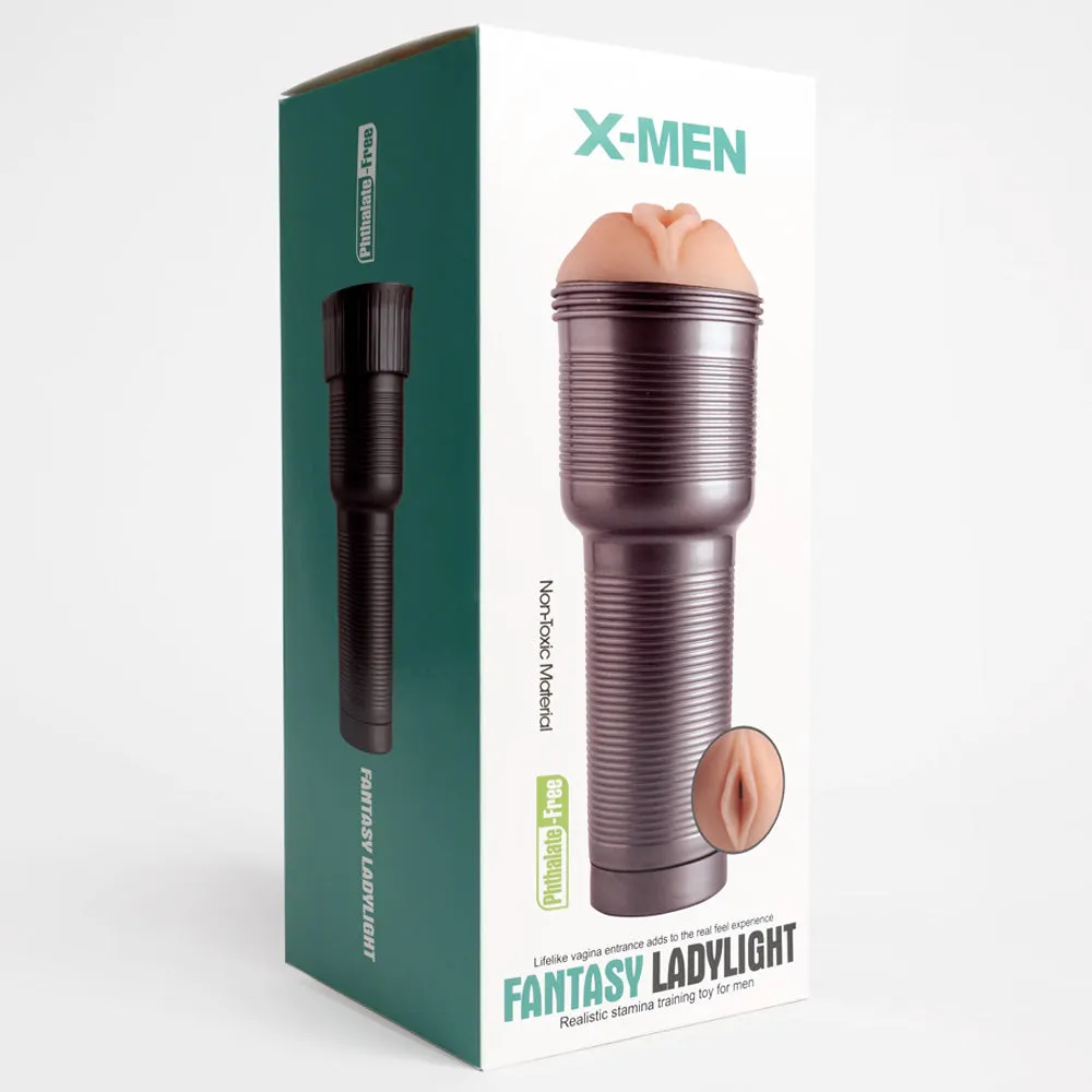 X-Men Vibrating Fantasy Ladylight Realistic Vaginal Masturbator