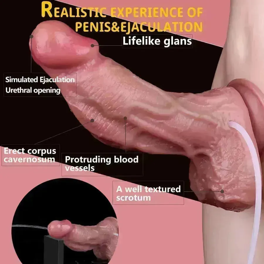 Xinghaoya Silicone Ejaculating Thick Dildo